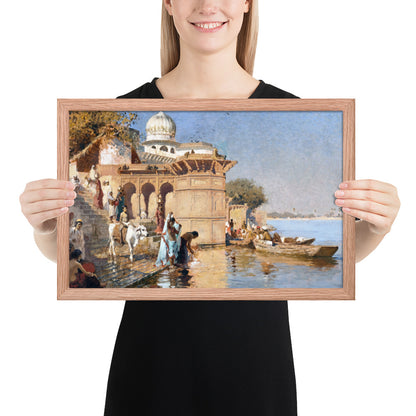 Along the Ghats, Mathura by Edwin Lord Weeks