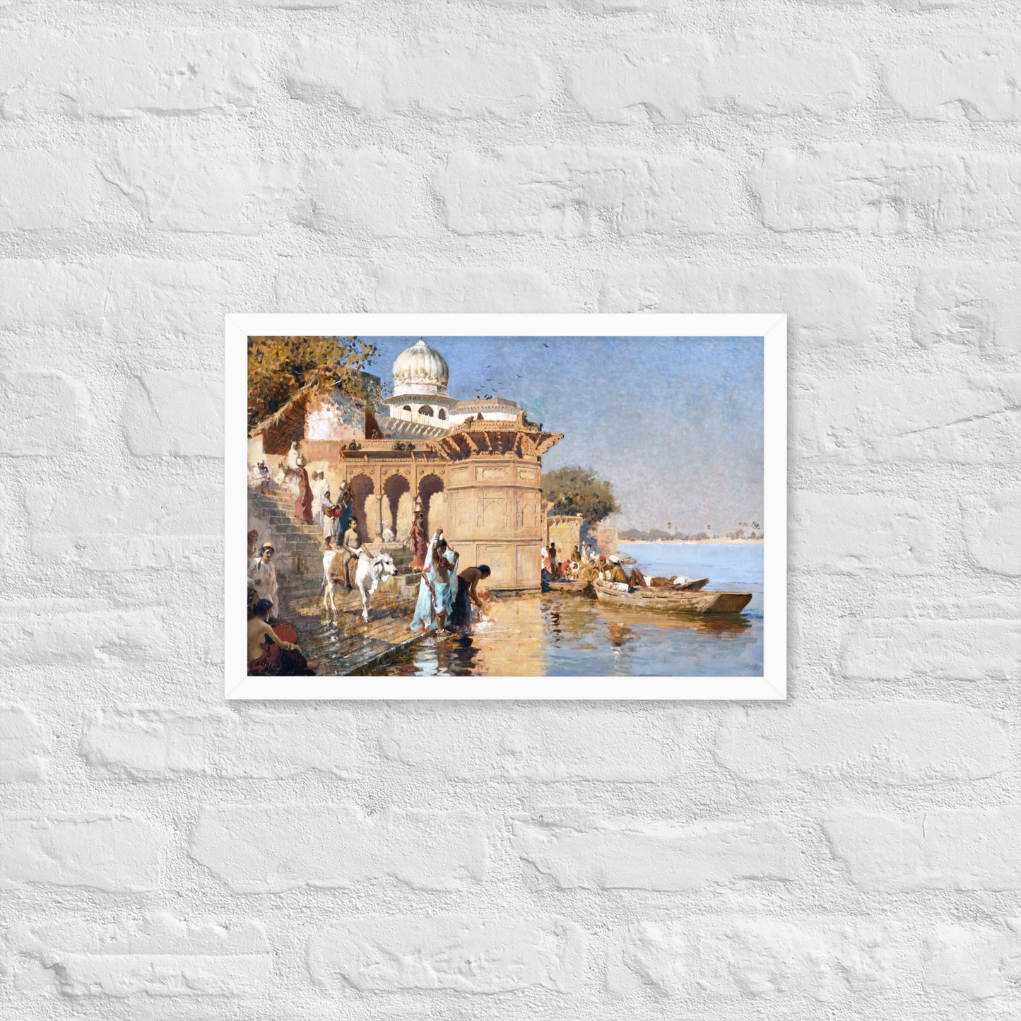 Along the Ghats, Mathura by Edwin Lord Weeks