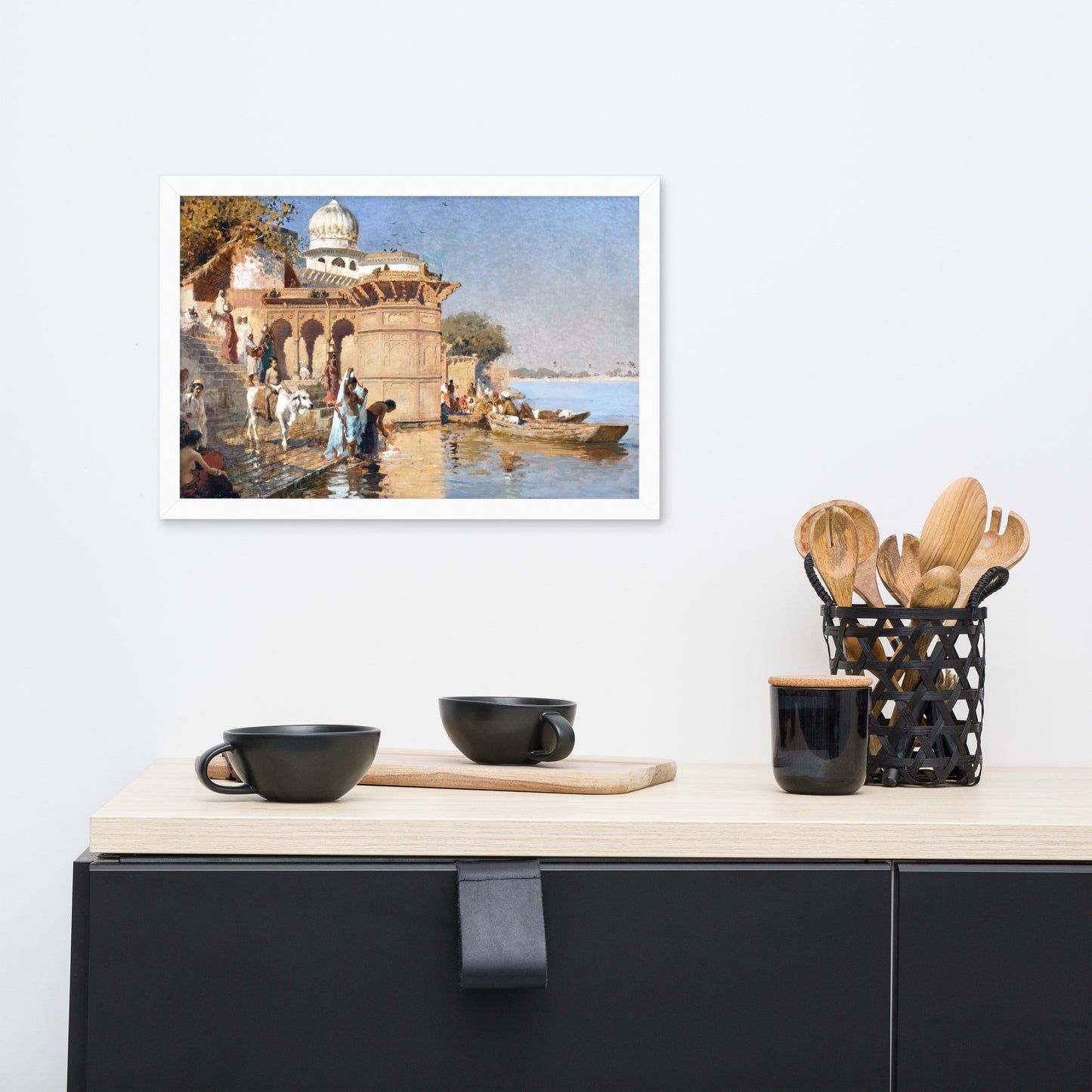 Along the Ghats, Mathura by Edwin Lord Weeks