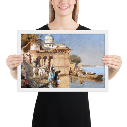 Along the Ghats, Mathura by Edwin Lord Weeks