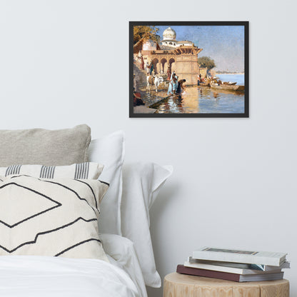 Along the Ghats, Mathura by Edwin Lord Weeks