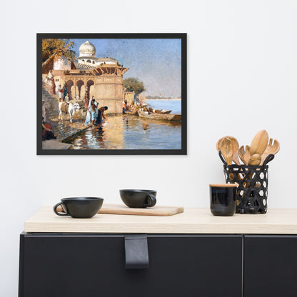 Along the Ghats, Mathura by Edwin Lord Weeks