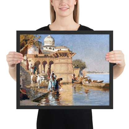 Along the Ghats, Mathura by Edwin Lord Weeks