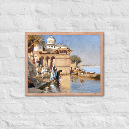 Along the Ghats, Mathura by Edwin Lord Weeks