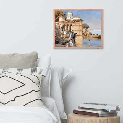 Along the Ghats, Mathura by Edwin Lord Weeks