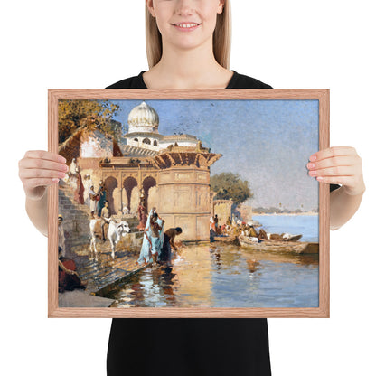 Along the Ghats, Mathura by Edwin Lord Weeks