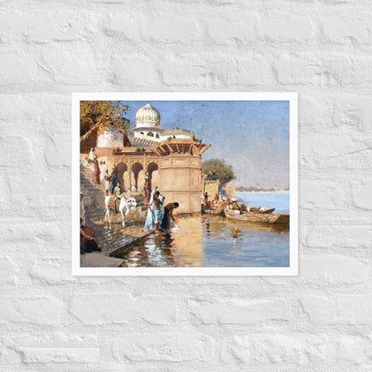 Along the Ghats, Mathura by Edwin Lord Weeks