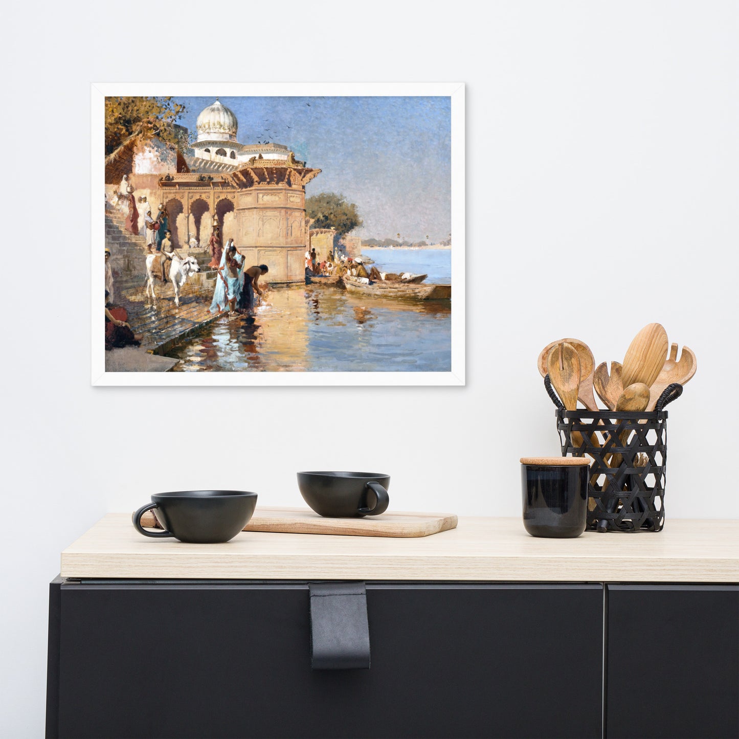 Along the Ghats, Mathura by Edwin Lord Weeks