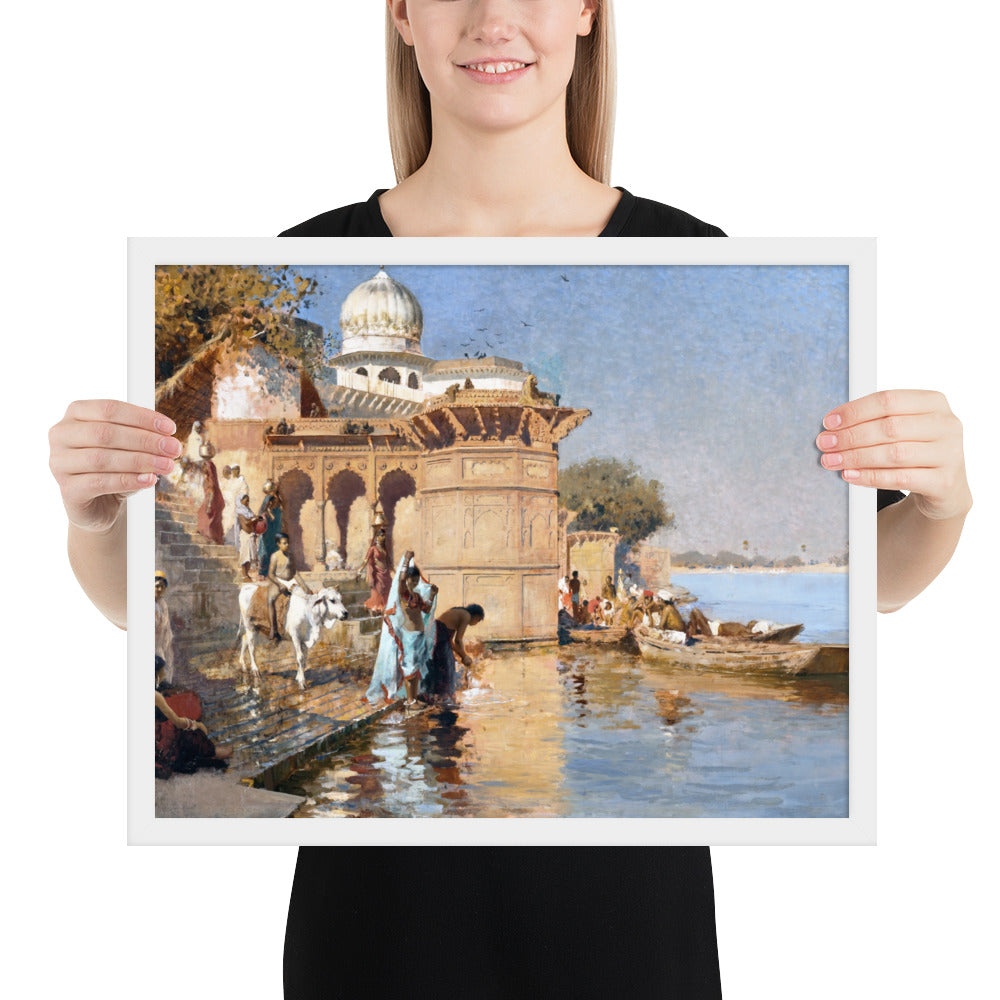 Along the Ghats, Mathura by Edwin Lord Weeks