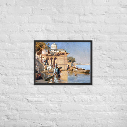 Along the Ghats, Mathura by Edwin Lord Weeks