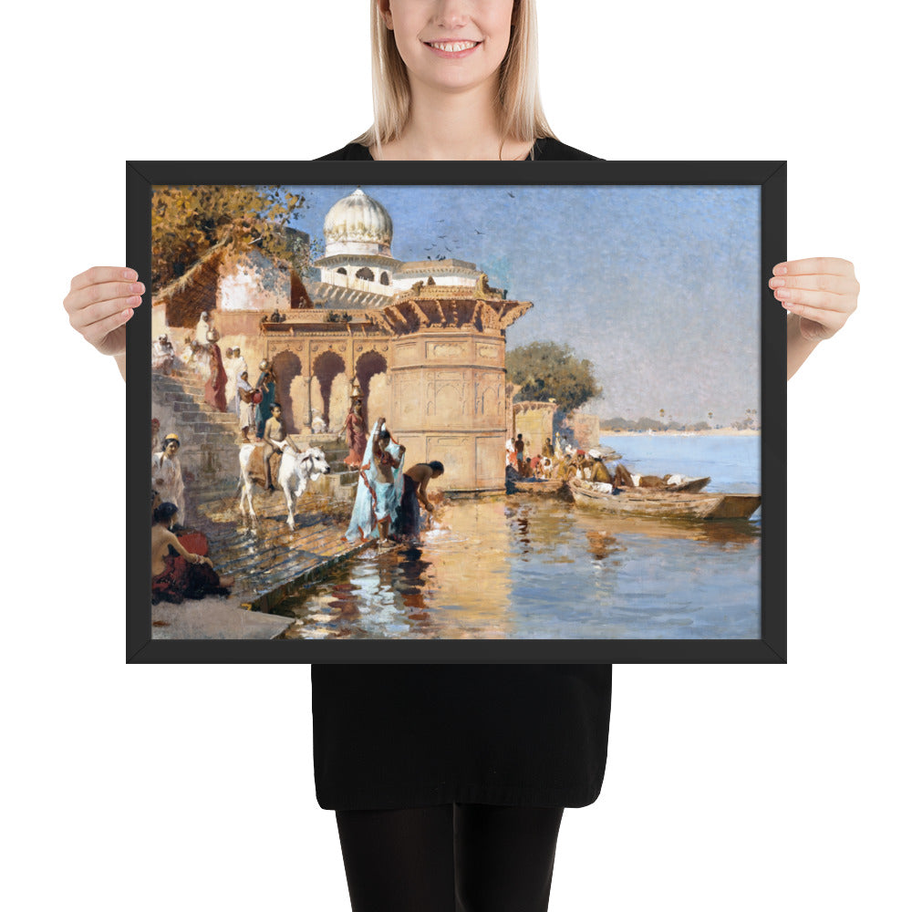 Along the Ghats, Mathura by Edwin Lord Weeks