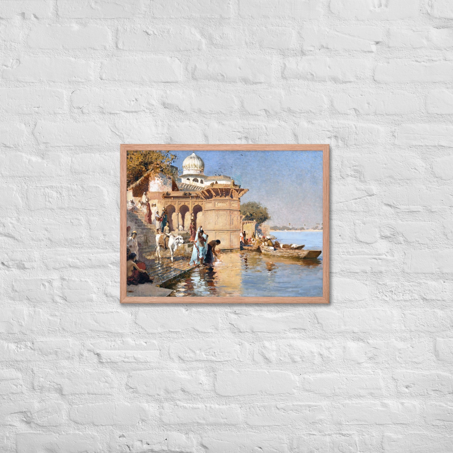 Along the Ghats, Mathura by Edwin Lord Weeks