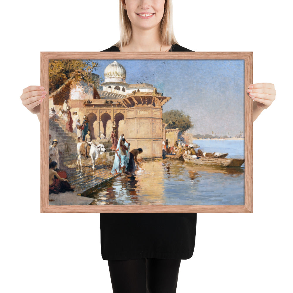 Along the Ghats, Mathura by Edwin Lord Weeks