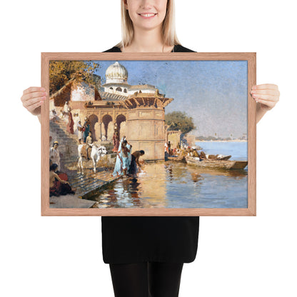 Along the Ghats, Mathura by Edwin Lord Weeks