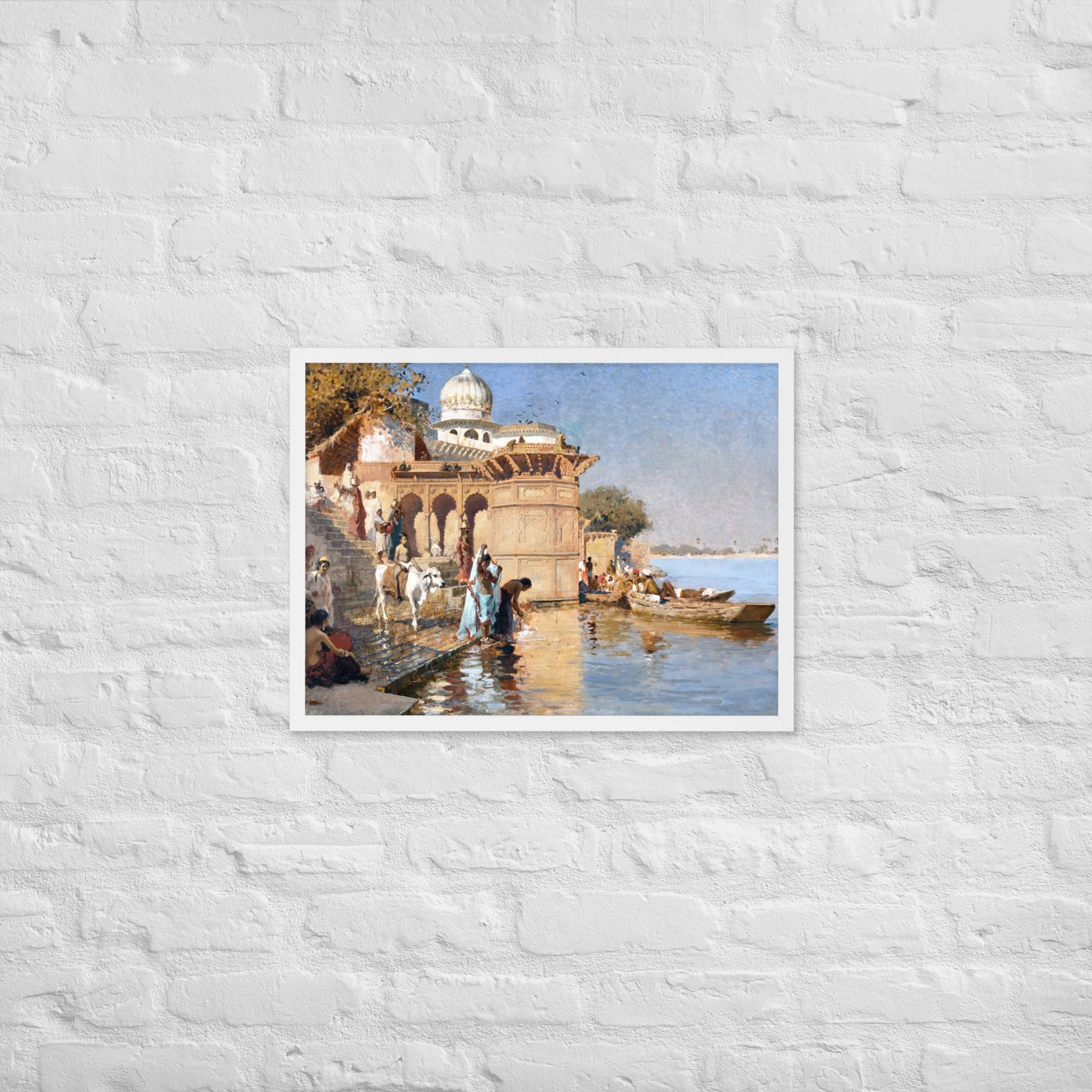 Along the Ghats, Mathura by Edwin Lord Weeks