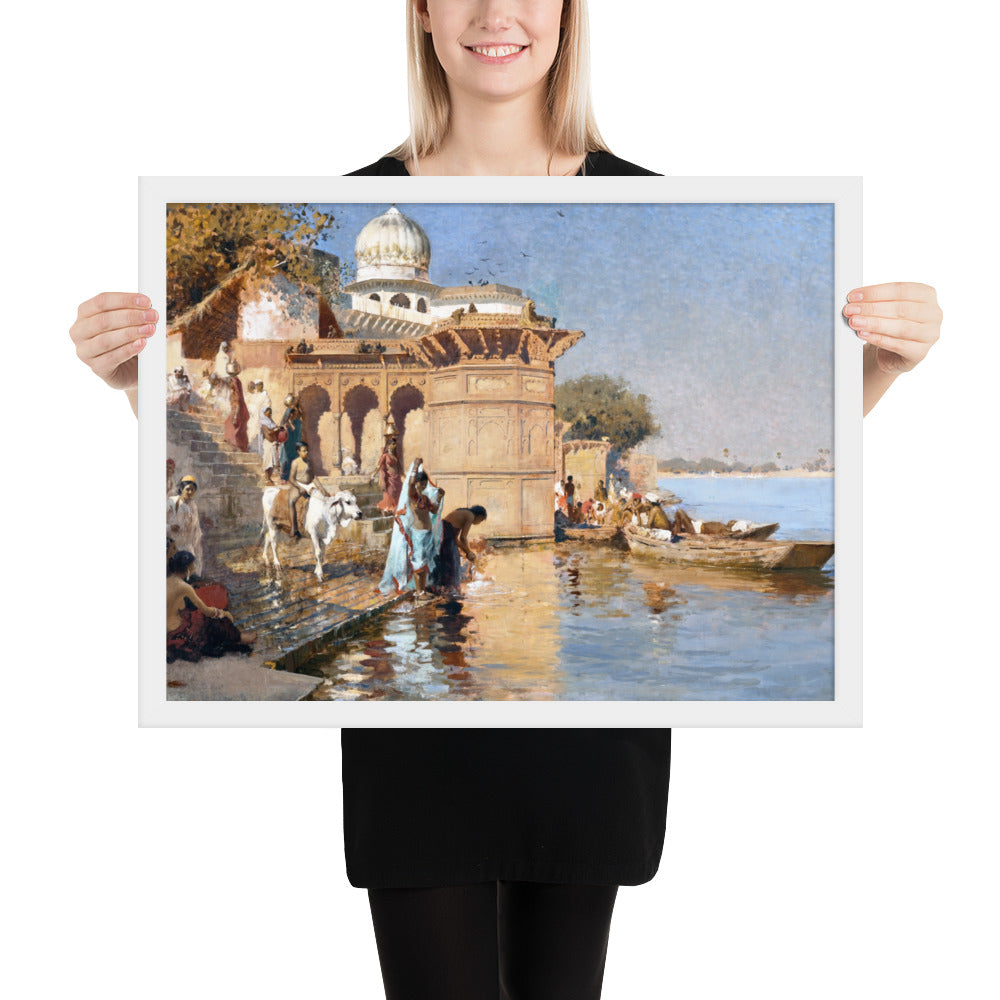 Along the Ghats, Mathura by Edwin Lord Weeks