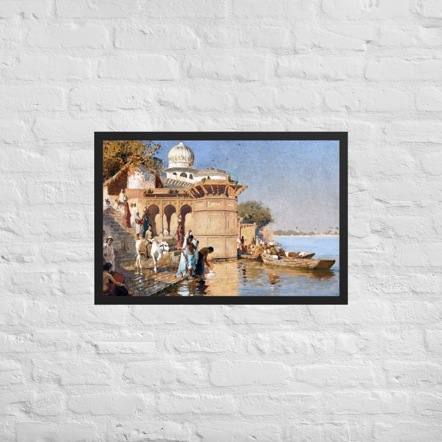 Along the Ghats, Mathura by Edwin Lord Weeks