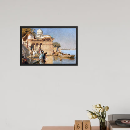 Along the Ghats, Mathura by Edwin Lord Weeks