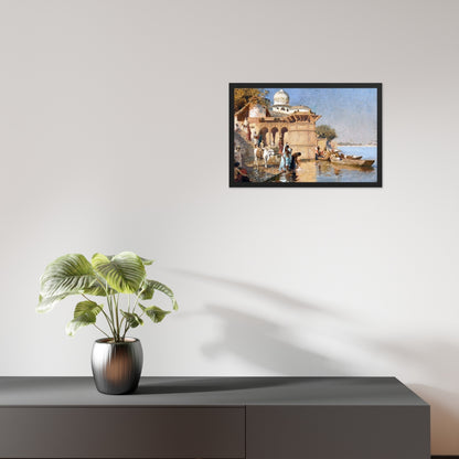 Along the Ghats, Mathura by Edwin Lord Weeks