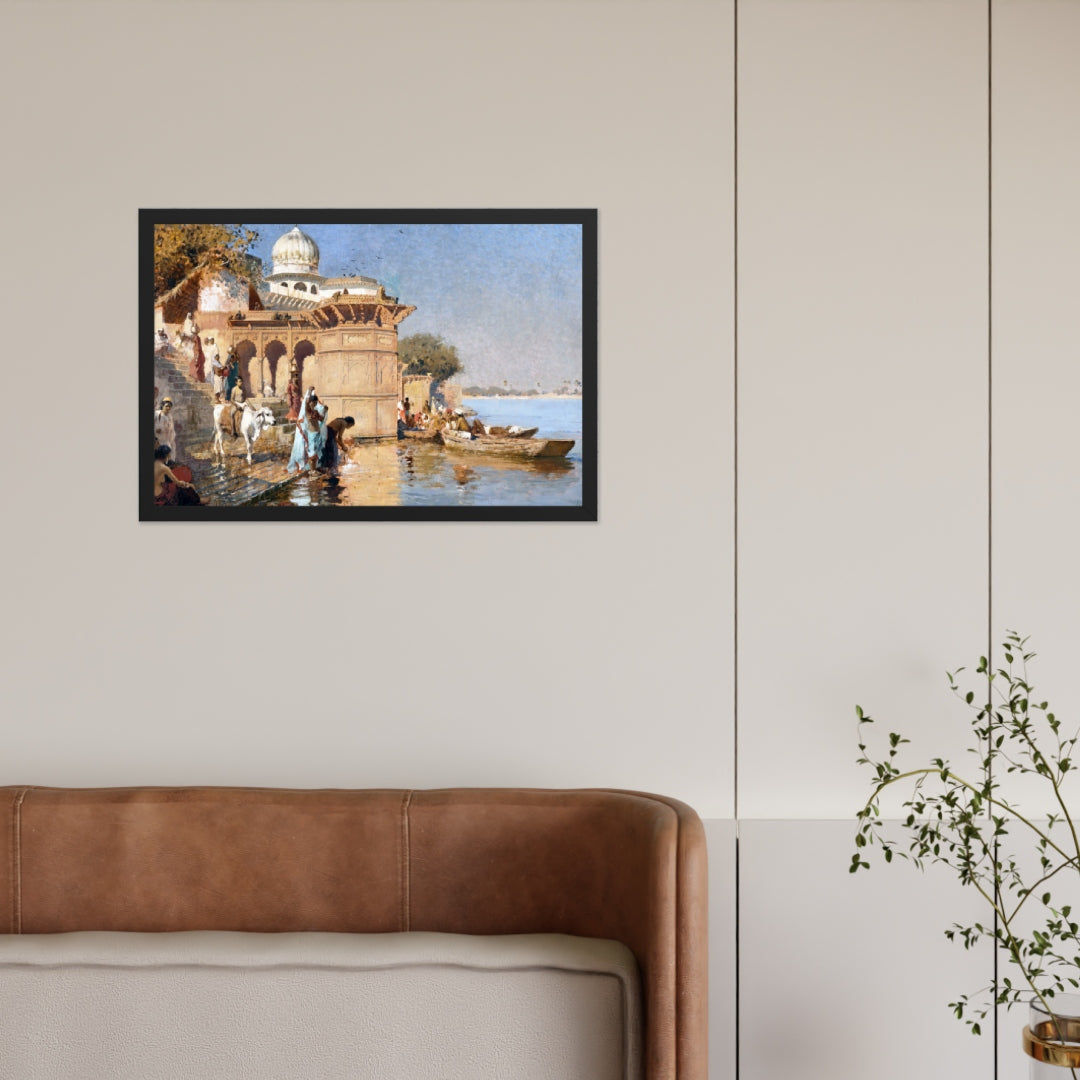 Along the Ghats, Mathura by Edwin Lord Weeks