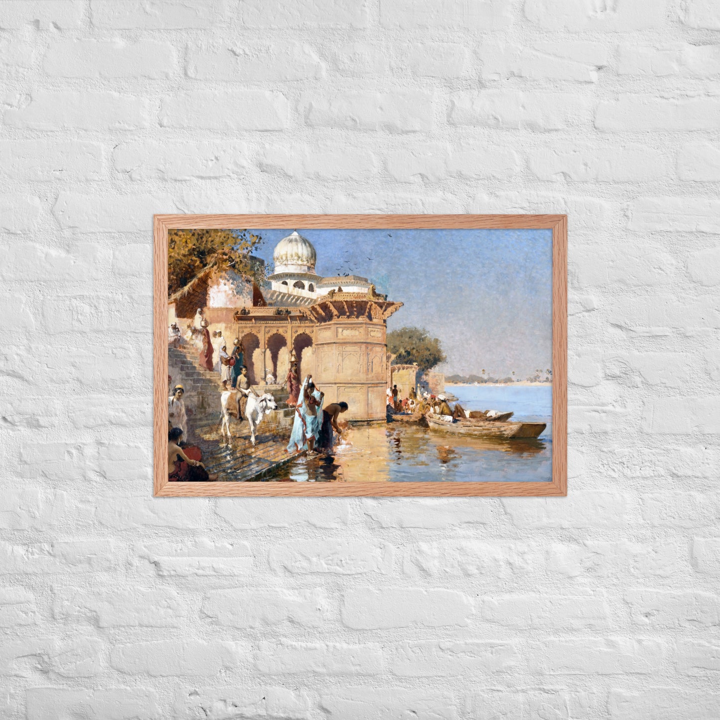 Along the Ghats, Mathura by Edwin Lord Weeks