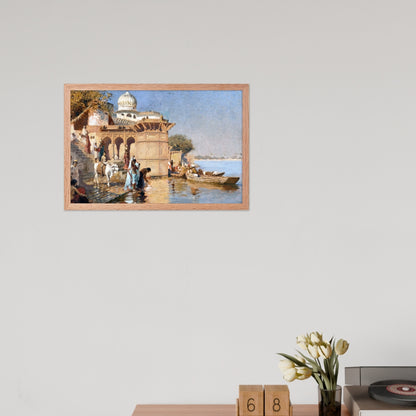 Along the Ghats, Mathura by Edwin Lord Weeks