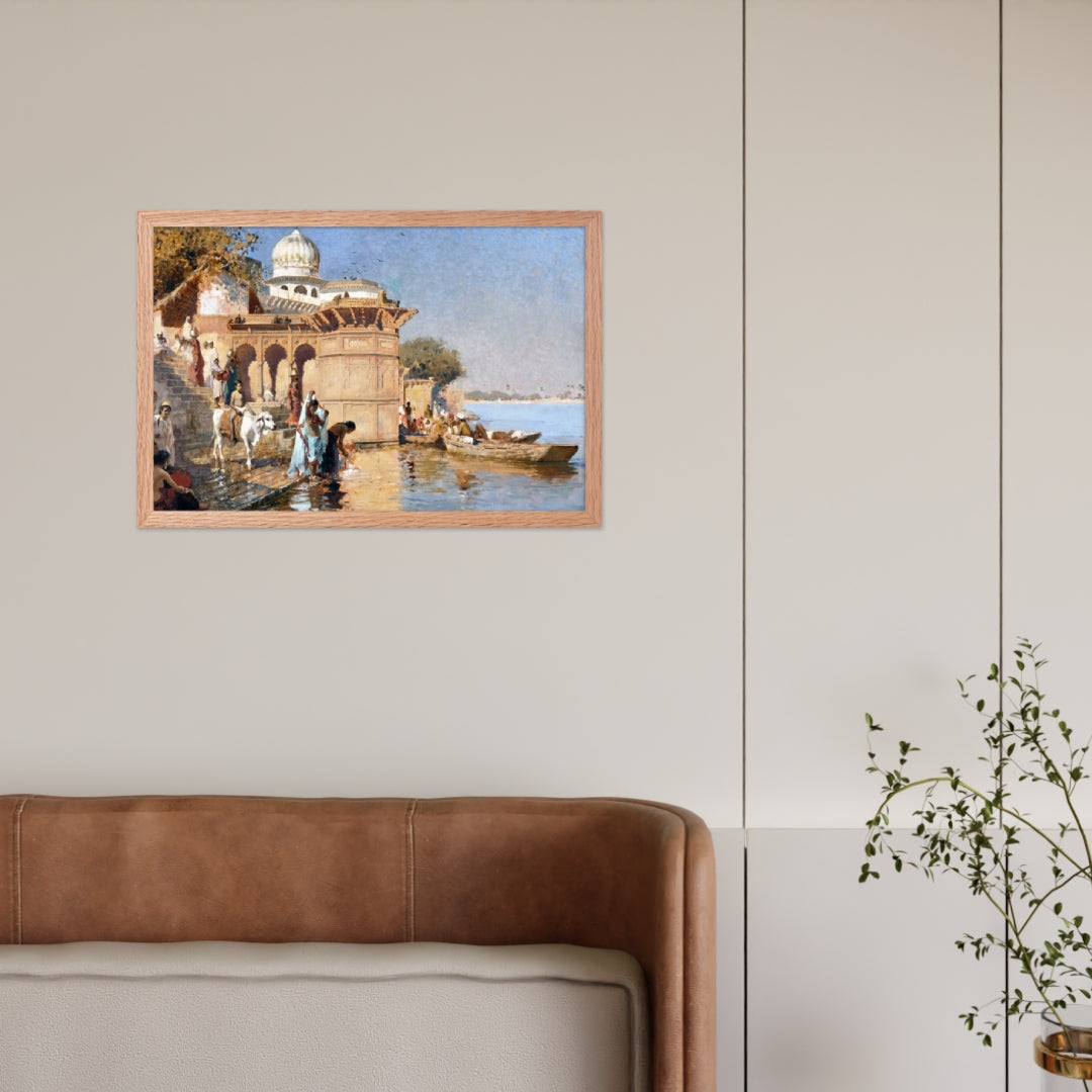 Along the Ghats, Mathura by Edwin Lord Weeks