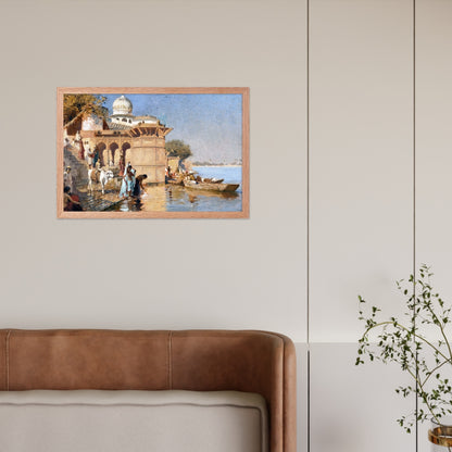 Along the Ghats, Mathura by Edwin Lord Weeks