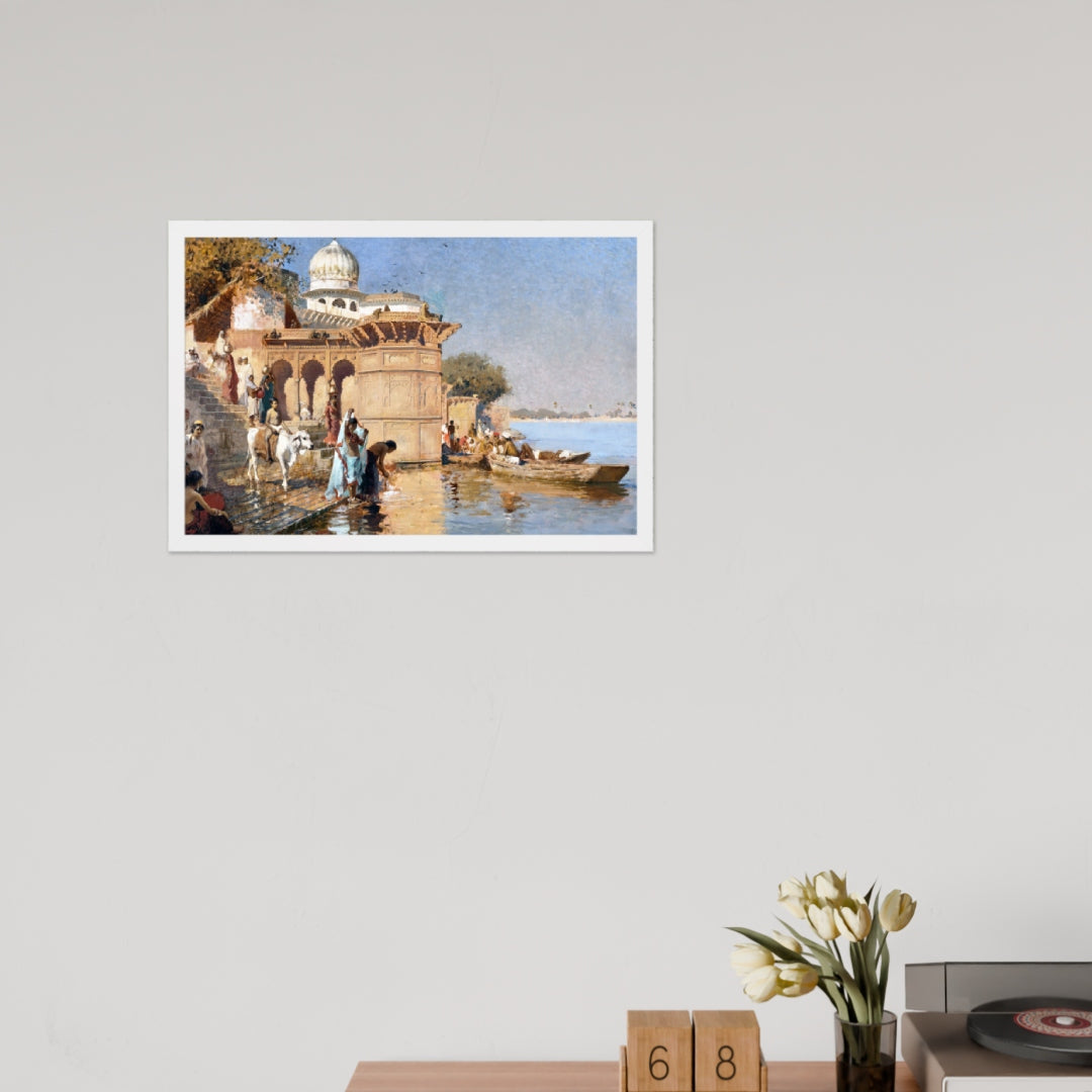 Along the Ghats, Mathura by Edwin Lord Weeks