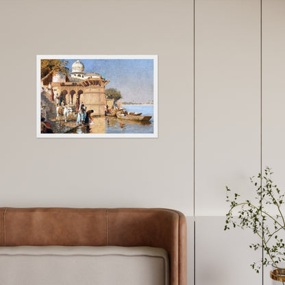 Along the Ghats, Mathura by Edwin Lord Weeks