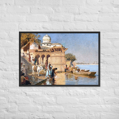 Along the Ghats, Mathura by Edwin Lord Weeks