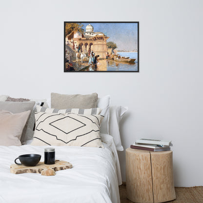 Along the Ghats, Mathura by Edwin Lord Weeks