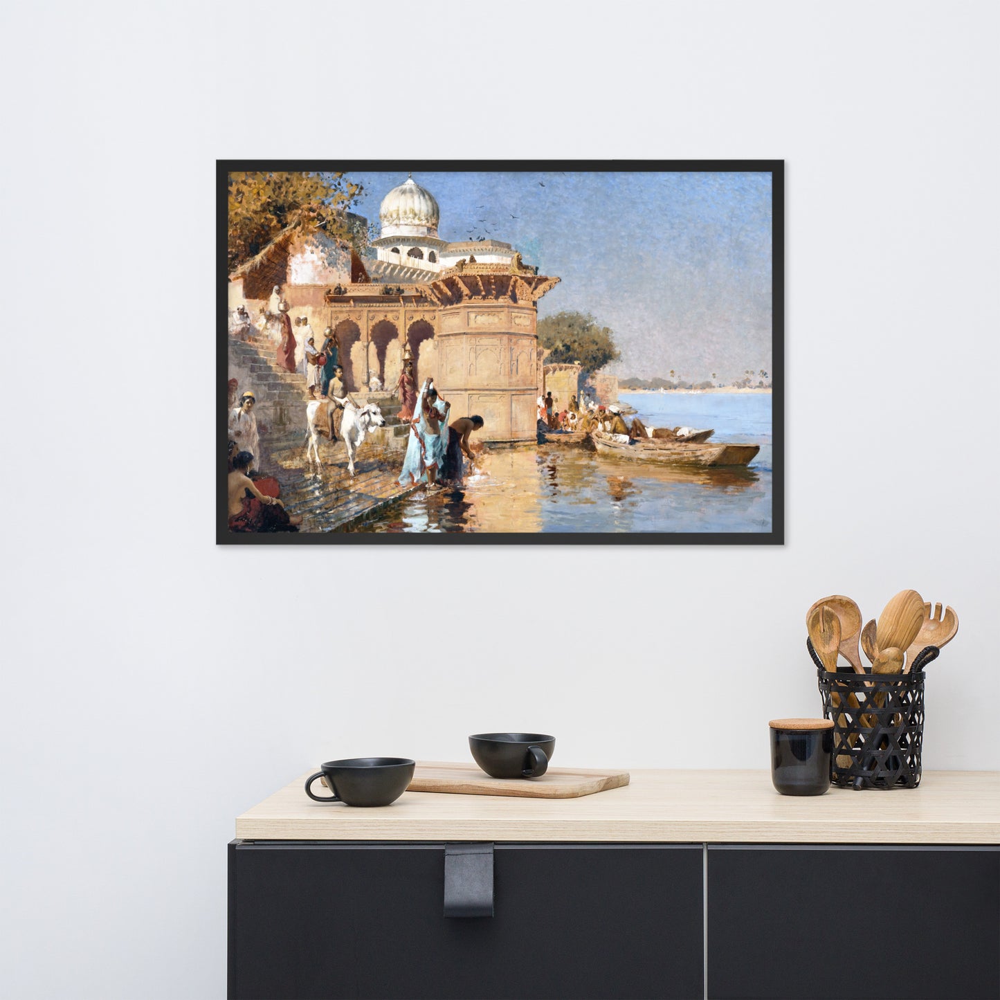 Along the Ghats, Mathura by Edwin Lord Weeks