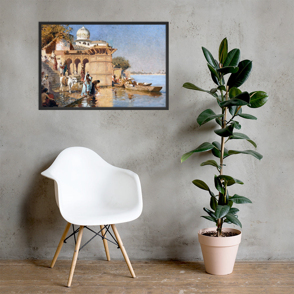 Along the Ghats, Mathura by Edwin Lord Weeks