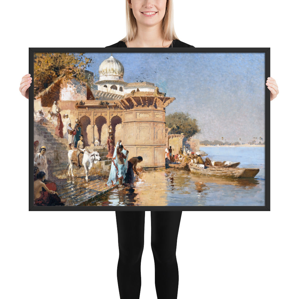 Along the Ghats, Mathura by Edwin Lord Weeks