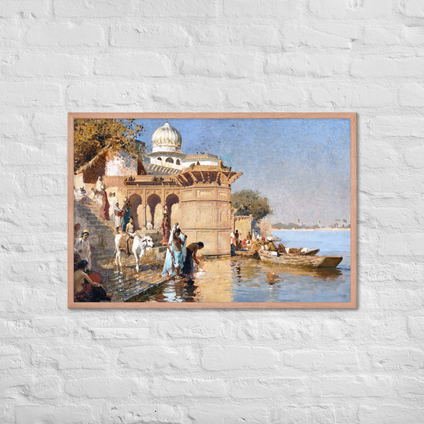 Along the Ghats, Mathura by Edwin Lord Weeks