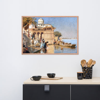 Along the Ghats, Mathura by Edwin Lord Weeks