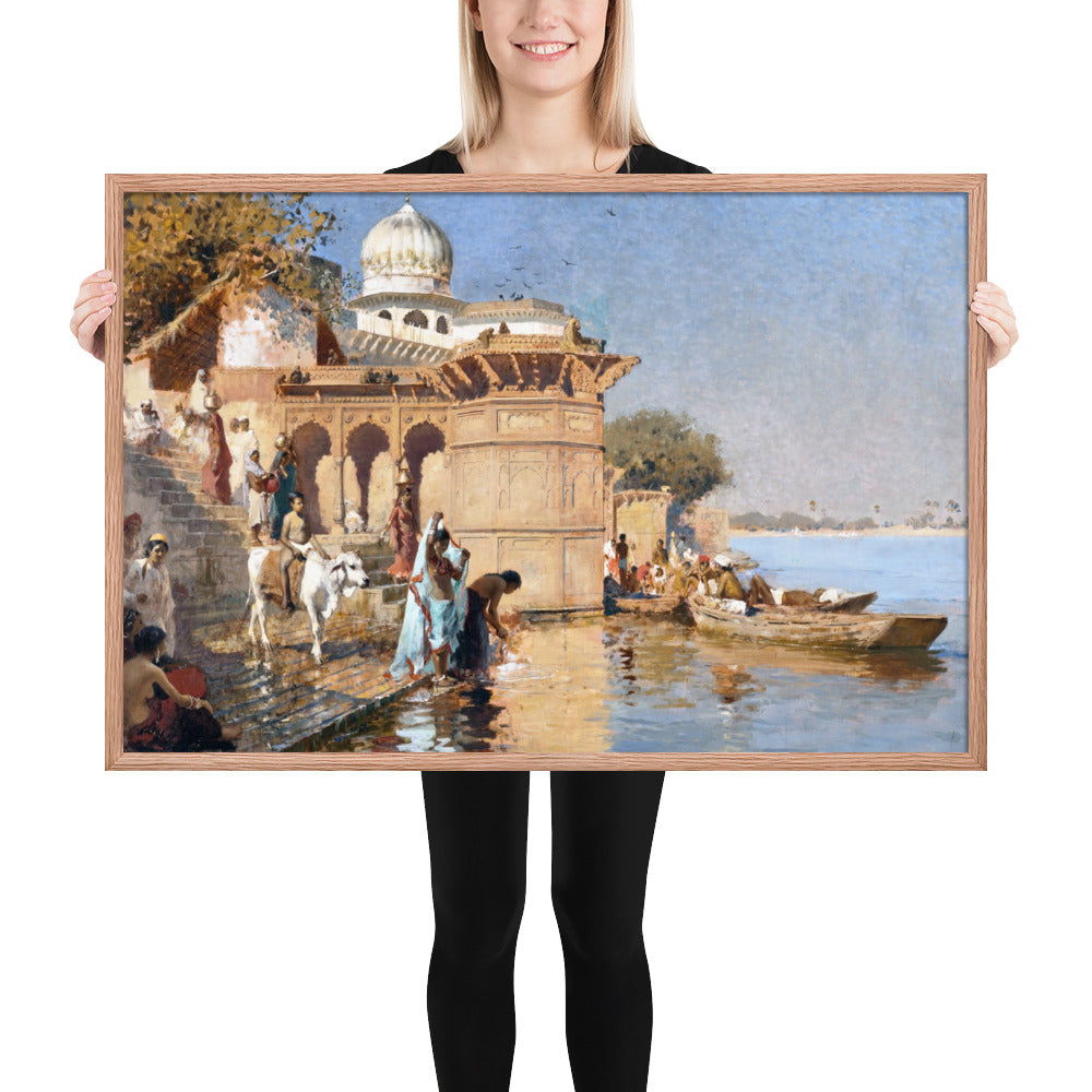 Along the Ghats, Mathura by Edwin Lord Weeks