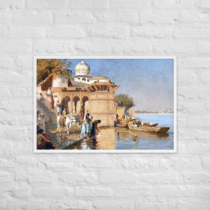 Along the Ghats, Mathura by Edwin Lord Weeks