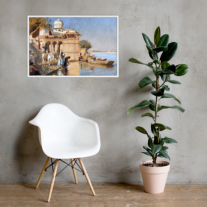 Along the Ghats, Mathura by Edwin Lord Weeks