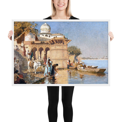 Along the Ghats, Mathura by Edwin Lord Weeks