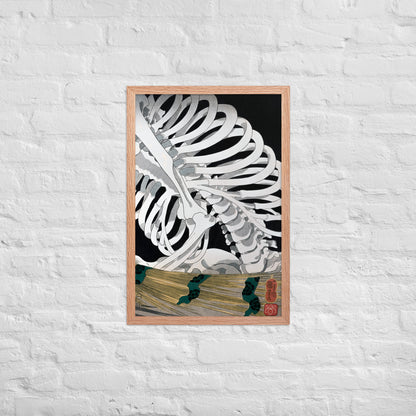 Mitsukuni Defying the Skeleton Specter III by Utagawa Kuniyoshi