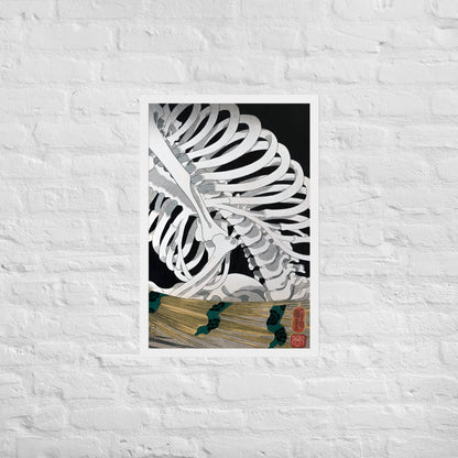 Mitsukuni Defying the Skeleton Specter III by Utagawa Kuniyoshi
