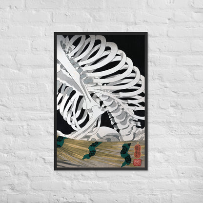 Mitsukuni Defying the Skeleton Specter III by Utagawa Kuniyoshi