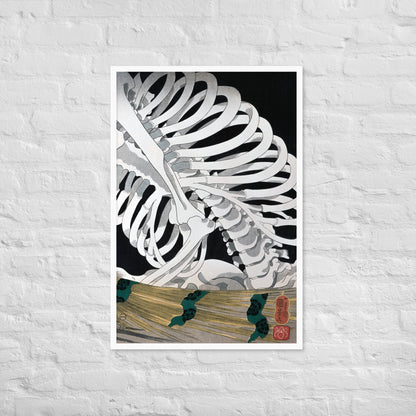 Mitsukuni Defying the Skeleton Specter III by Utagawa Kuniyoshi