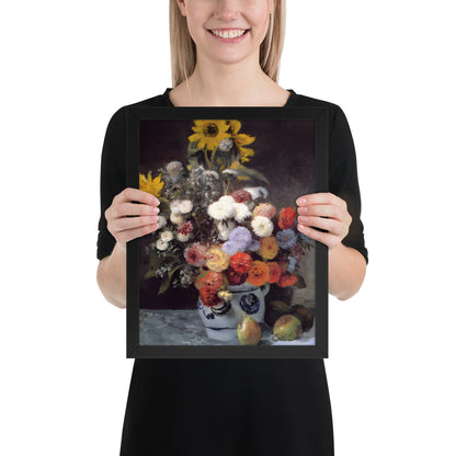 Mixed Flowers in an Earthenware Pot by Pierre-Auguste Renoir