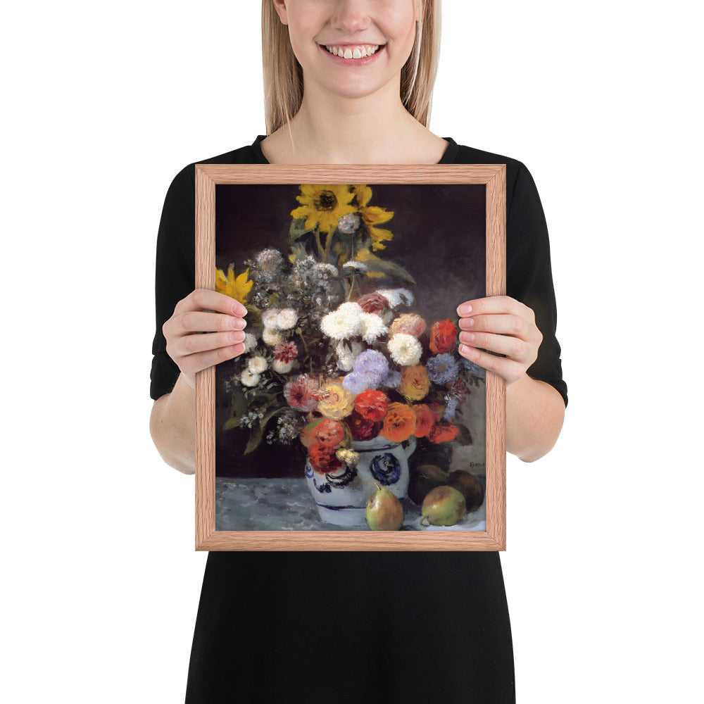 Mixed Flowers in an Earthenware Pot by Pierre-Auguste Renoir