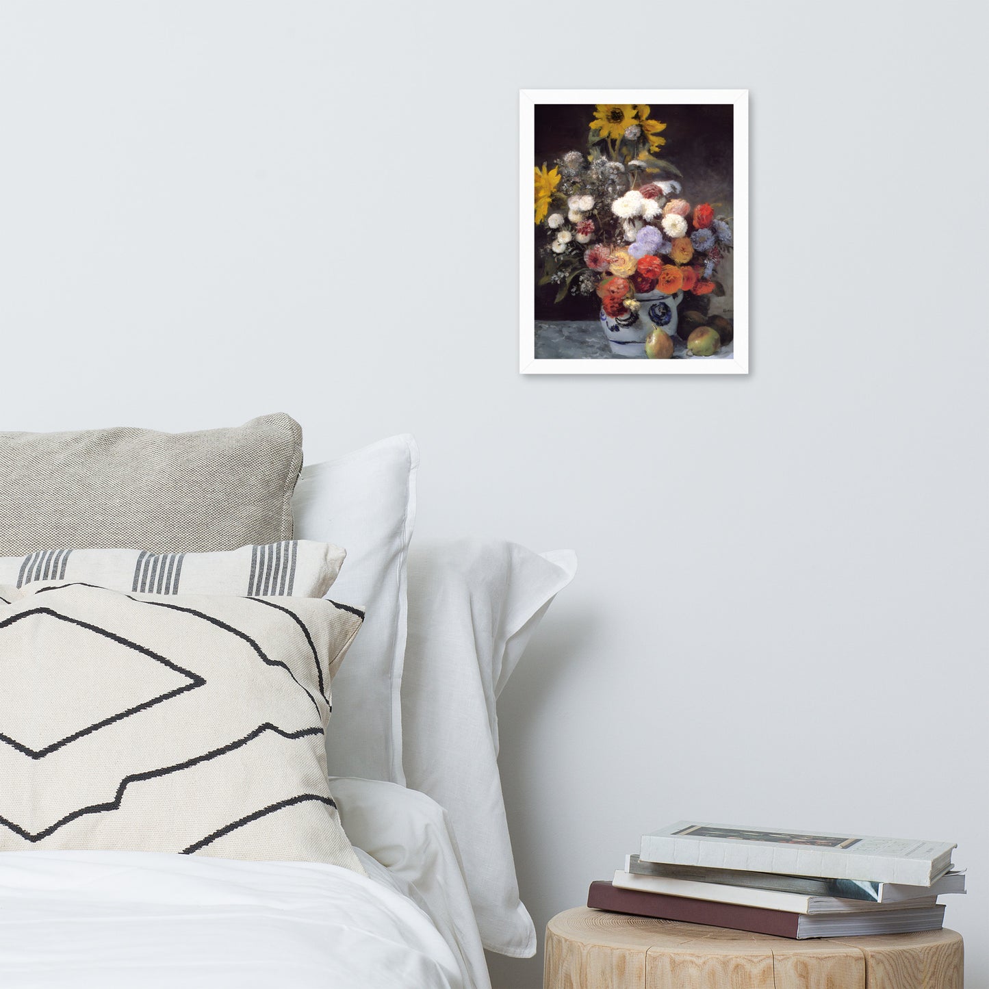 Mixed Flowers in an Earthenware Pot by Pierre-Auguste Renoir