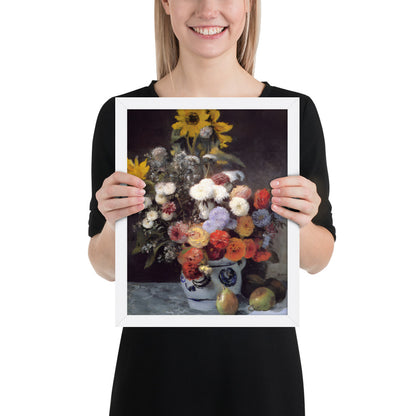 Mixed Flowers in an Earthenware Pot by Pierre-Auguste Renoir