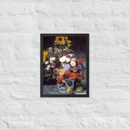 Mixed Flowers in an Earthenware Pot by Pierre-Auguste Renoir